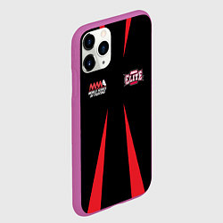 Чехол iPhone 11 Pro матовый MMA Elite, цвет: 3D-фиолетовый — фото 2