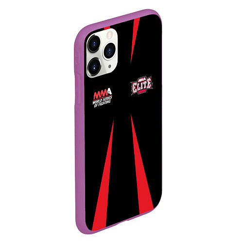 Чехол iPhone 11 Pro матовый MMA Elite / 3D-Фиолетовый – фото 2