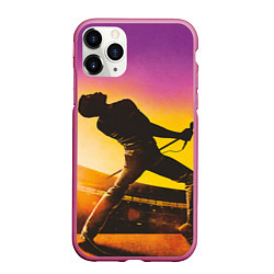 Чехол iPhone 11 Pro матовый Bohemian Rhapsody, цвет: 3D-малиновый