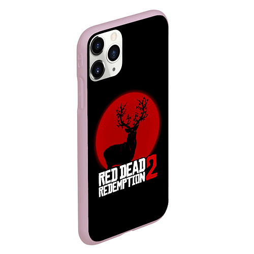 Чехол iPhone 11 Pro матовый RDR 2: Sunshine Deer / 3D-Розовый – фото 2