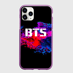 Чехол iPhone 11 Pro матовый BTS: Colors Explode, цвет: 3D-фиолетовый