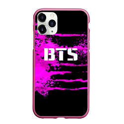 Чехол iPhone 11 Pro матовый Bangtan Boys, цвет: 3D-малиновый