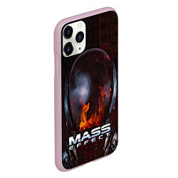 Чехол iPhone 11 Pro матовый Mass Effect, цвет: 3D-розовый — фото 2