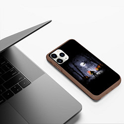 Чехол iPhone 11 Pro матовый RDR 2: Black Cowboy, цвет: 3D-коричневый — фото 2