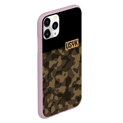 Чехол iPhone 11 Pro матовый USYK Camo / 3D-Розовый – фото 2