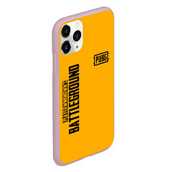 Чехол iPhone 11 Pro матовый PUBG: Yellow Fashion, цвет: 3D-розовый — фото 2