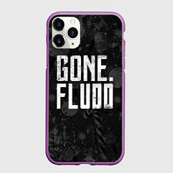 Чехол iPhone 11 Pro матовый GONE Fludd Dark, цвет: 3D-фиолетовый