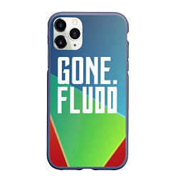 Чехол iPhone 11 Pro матовый GONE Fludd, цвет: 3D-серый