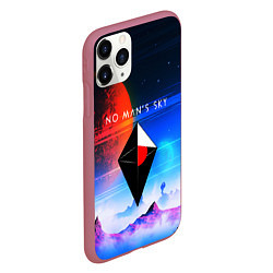 Чехол iPhone 11 Pro матовый No Man's Sky: Galaxy, цвет: 3D-малиновый — фото 2