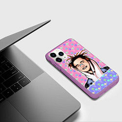Чехол iPhone 11 Pro матовый GONE Fludd, цвет: 3D-фиолетовый — фото 2