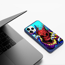 Чехол iPhone 11 Pro матовый CS:GO Hyper Beast, цвет: 3D-тёмно-синий — фото 2