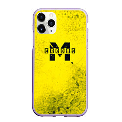 Чехол iPhone 11 Pro матовый Metro Exodus: Yellow Grunge