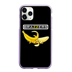 Чехол iPhone 11 Pro матовый Brazzers: Black Banana, цвет: 3D-светло-сиреневый