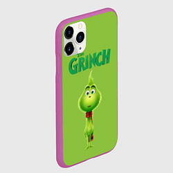 Чехол iPhone 11 Pro матовый The Grinch, цвет: 3D-фиолетовый — фото 2