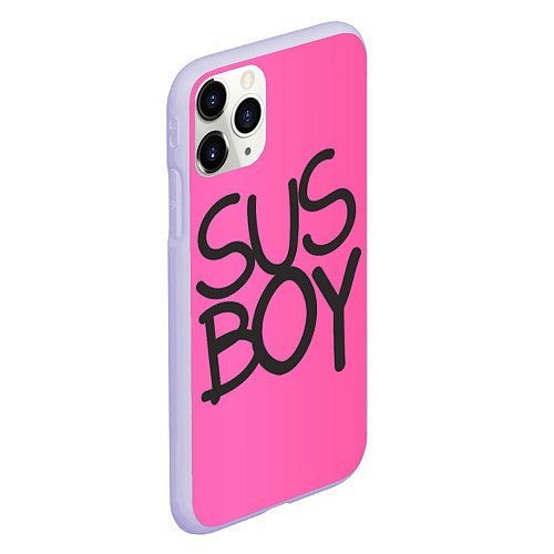 Чехол iPhone 11 Pro матовый Susboy / 3D-Светло-сиреневый – фото 2