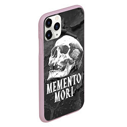 Чехол iPhone 11 Pro матовый Memento Mori, цвет: 3D-розовый — фото 2