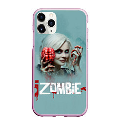 Чехол iPhone 11 Pro матовый I Zombie, цвет: 3D-розовый