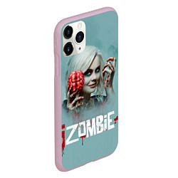 Чехол iPhone 11 Pro матовый I Zombie, цвет: 3D-розовый — фото 2