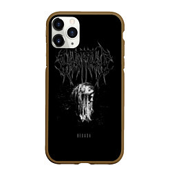 Чехол iPhone 11 Pro матовый Ghostemane, цвет: 3D-коричневый