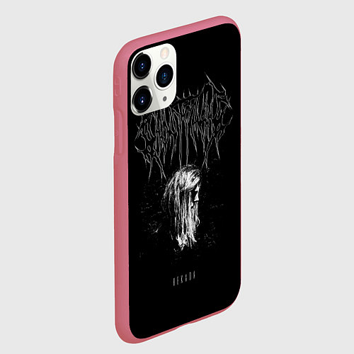 Чехол iPhone 11 Pro матовый Ghostemane / 3D-Малиновый – фото 2