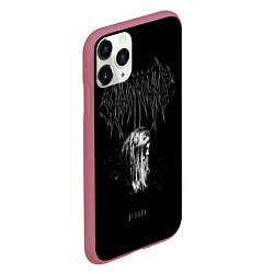 Чехол iPhone 11 Pro матовый Ghostemane, цвет: 3D-малиновый — фото 2