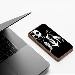 Чехол iPhone 11 Pro матовый Ghostemane, цвет: 3D-коричневый — фото 2