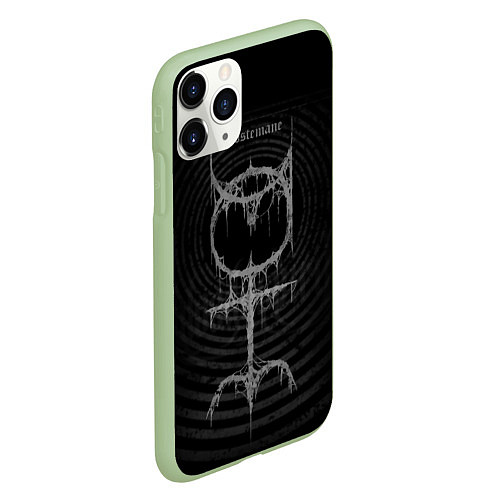 Чехол iPhone 11 Pro матовый Ghostemane / 3D-Салатовый – фото 2