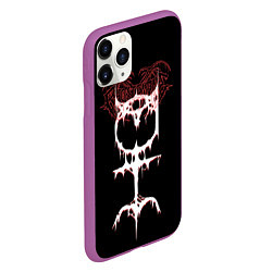 Чехол iPhone 11 Pro матовый Ghostemane sign, цвет: 3D-фиолетовый — фото 2