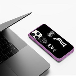 Чехол iPhone 11 Pro матовый Ghostemane: Mercury Sign, цвет: 3D-фиолетовый — фото 2