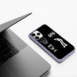 Чехол iPhone 11 Pro матовый Ghostemane: Mercury Sign, цвет: 3D-светло-сиреневый — фото 2