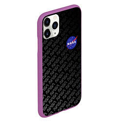 Чехол iPhone 11 Pro матовый NASA: Dark Space, цвет: 3D-фиолетовый — фото 2