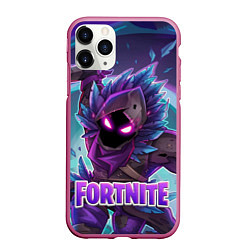 Чехол iPhone 11 Pro матовый Fortnite, цвет: 3D-малиновый