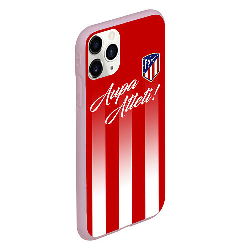 Чехол iPhone 11 Pro матовый Aupa Atleti / 3D-Розовый – фото 2