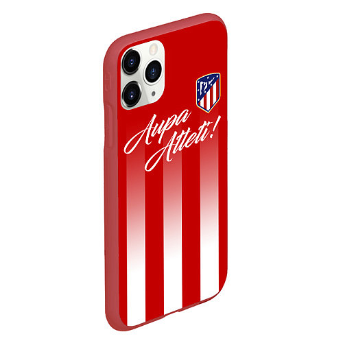 Чехол iPhone 11 Pro матовый Aupa Atleti / 3D-Красный – фото 2