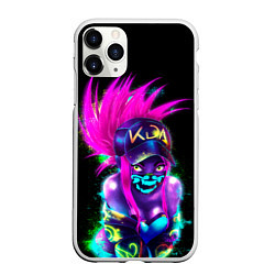 Чехол iPhone 11 Pro матовый KDA Akali, цвет: 3D-белый