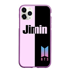 Чехол iPhone 11 Pro матовый BTS Jimin, цвет: 3D-фиолетовый