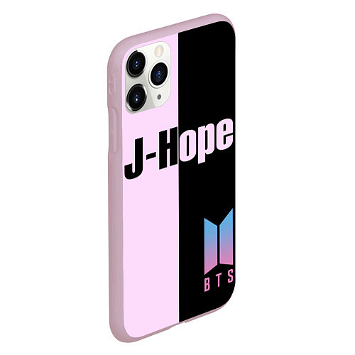 Чехол iPhone 11 Pro матовый BTS J-hope / 3D-Розовый – фото 2