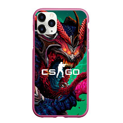 Чехол iPhone 11 Pro матовый CS GO hyper beast skin