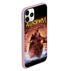 Чехол iPhone 11 Pro матовый Alestorm: Golden Ship, цвет: 3D-розовый — фото 2