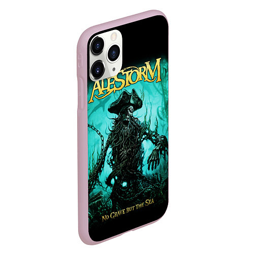 Чехол iPhone 11 Pro матовый Alestorm: Death Pirate / 3D-Розовый – фото 2