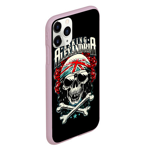 Чехол iPhone 11 Pro матовый Asking Alexandria: Alone In A Room / 3D-Розовый – фото 2