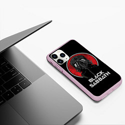 Чехол iPhone 11 Pro матовый Black Sabbath: The Dio Years, цвет: 3D-розовый — фото 2