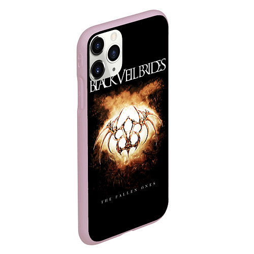 Чехол iPhone 11 Pro матовый Black Veil Brides: Wretched And Divine / 3D-Розовый – фото 2