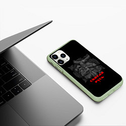 Чехол iPhone 11 Pro матовый Святая Русь, цвет: 3D-салатовый — фото 2