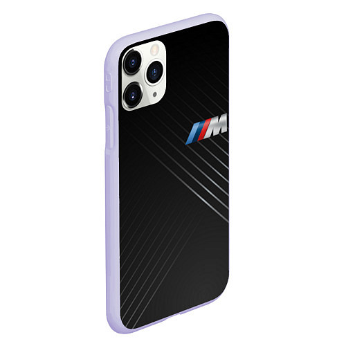 Чехол iPhone 11 Pro матовый BMW / 3D-Светло-сиреневый – фото 2