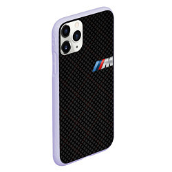 Чехол iPhone 11 Pro матовый BMW M: Dark Side, цвет: 3D-светло-сиреневый — фото 2