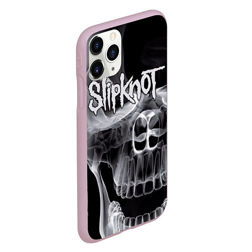 Чехол iPhone 11 Pro матовый Slipknot Death / 3D-Розовый – фото 2