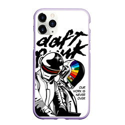 Чехол iPhone 11 Pro матовый Daft Punk: Our work is never over