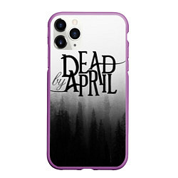 Чехол iPhone 11 Pro матовый Dead by April, цвет: 3D-фиолетовый