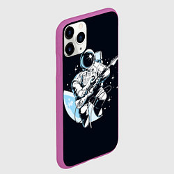 Чехол iPhone 11 Pro матовый Space rock, цвет: 3D-фиолетовый — фото 2